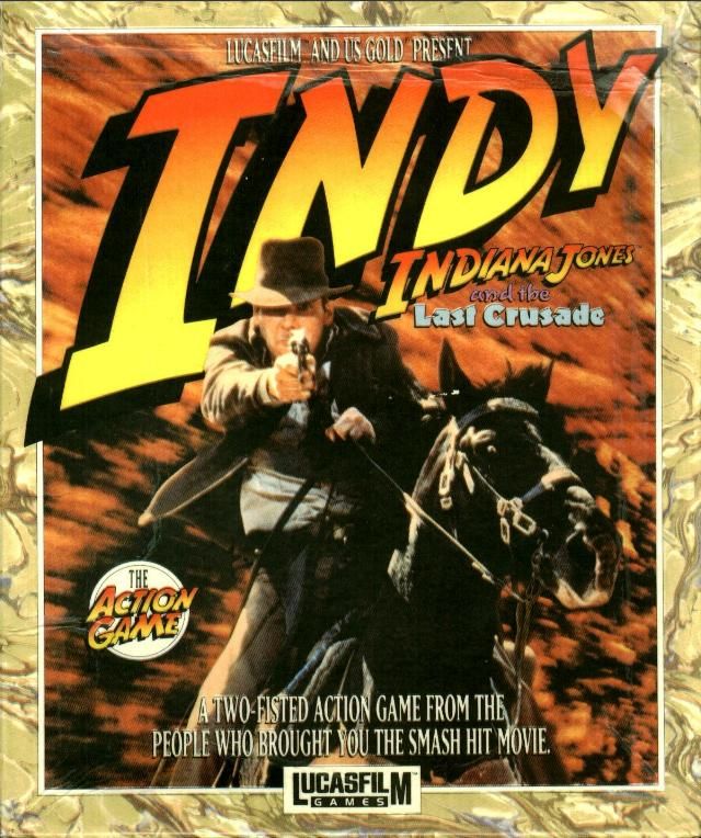 Indiana Jones Last Crusade box art for GameBoy